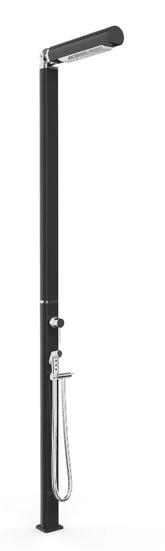 Arkema Design Quick doccia da esterno con doccetta ardesia Q145-7015-QL